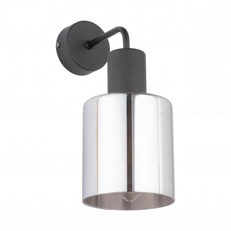Kinkiet szklany Sierra grafit lustrzany / czarny TK Lighting
