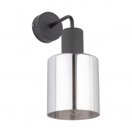 Kinkiet szklany Sierra grafit lustrzany / czarny TK Lighting