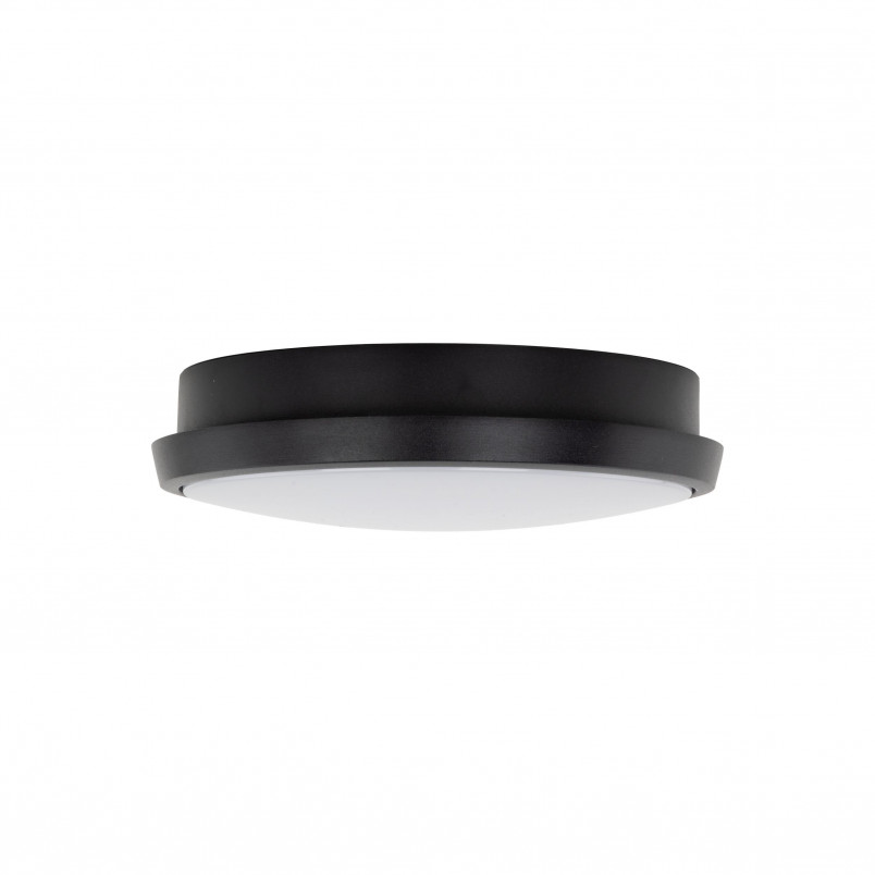 Kinkiet okrągły / plafon zewnętrzny Sferis LED 3000K IP54 24,5cm czarny TK Lighting