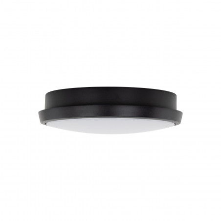 Kinkiet okrągły / plafon zewnętrzny Sferis LED 3000K IP54 24,5cm czarny TK Lighting