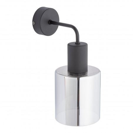 Kinkiet szklany Sierra grafit lustrzany / czarny TK Lighting