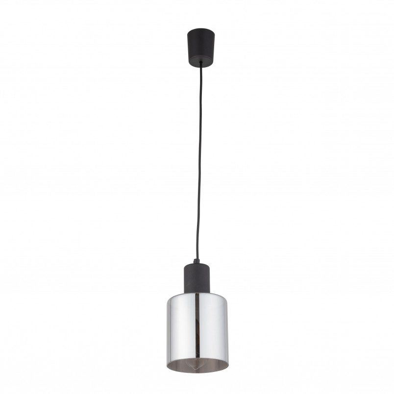 Lampa szklana wisząca Sierra 12cm grafit lustrzany / czarny TK Lighting