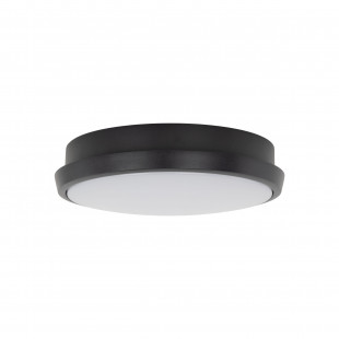 Kinkiet okrągły / plafon zewnętrzny Sferis LED 3000K IP54 24,5cm czarny TK Lighting