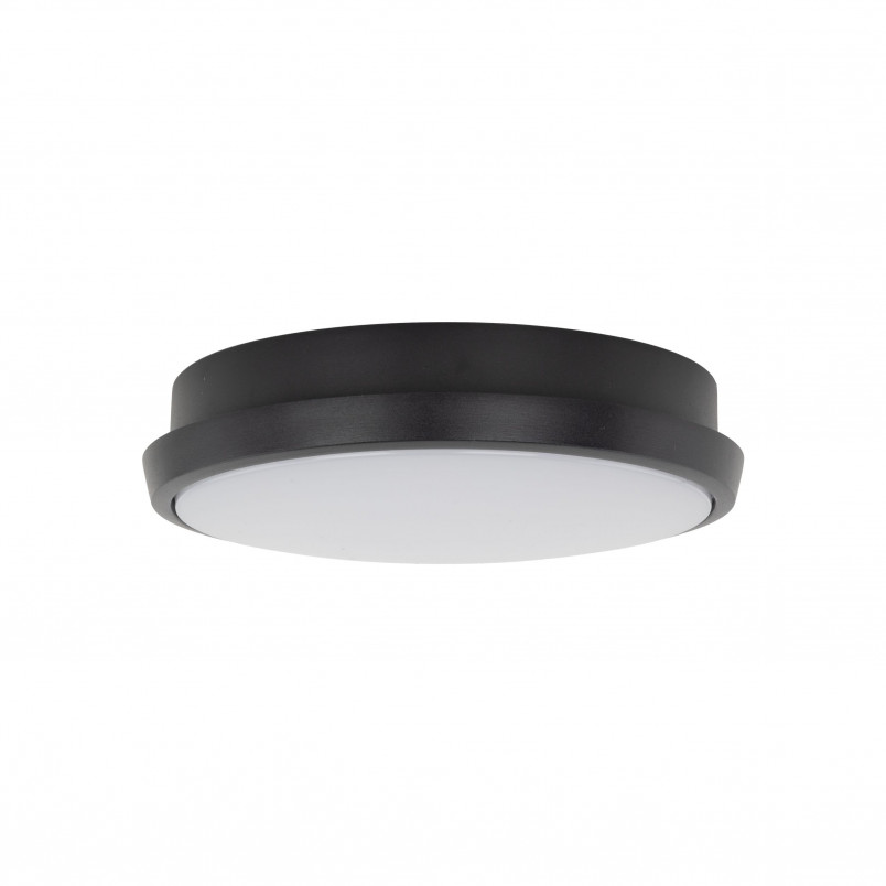 Kinkiet okrągły / plafon zewnętrzny Sferis LED 3000K IP54 24,5cm czarny TK Lighting