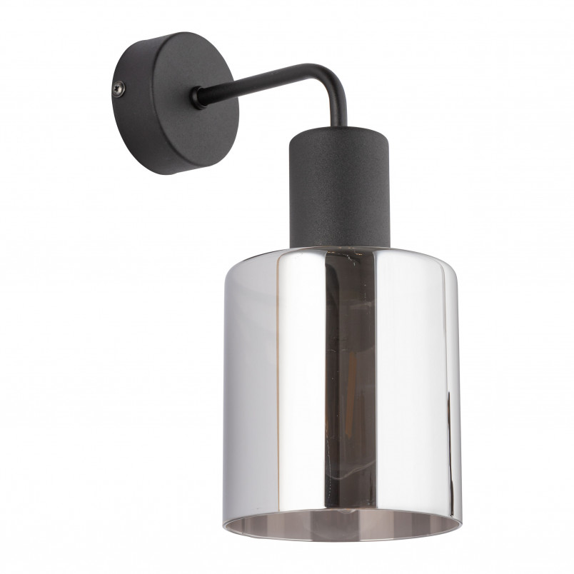 Kinkiet szklany Sierra grafit lustrzany / czarny TK Lighting