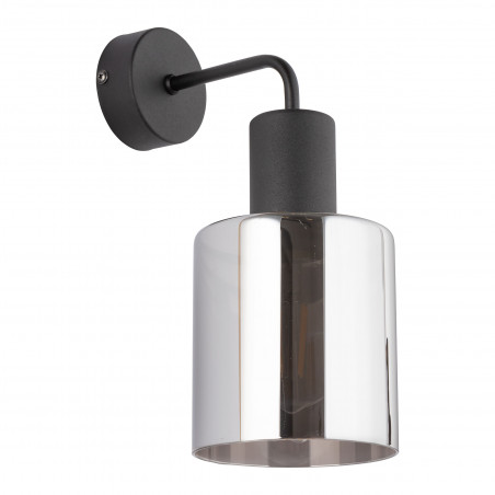 Kinkiet szklany Sierra grafit lustrzany / czarny TK Lighting