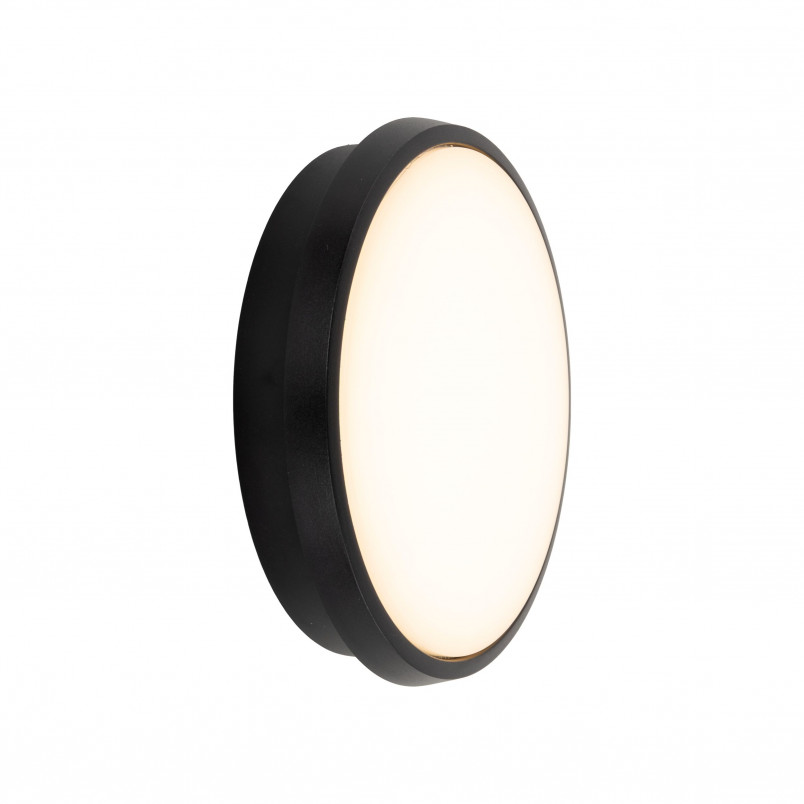 Kinkiet okrągły / plafon zewnętrzny Sferis LED 3000K IP54 24,5cm czarny TK Lighting