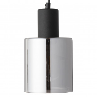 Lampa szklana wisząca Sierra 12cm grafit lustrzany / czarny TK Lighting