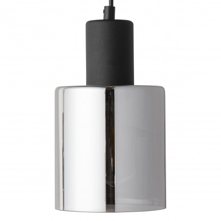 Lampa szklana wisząca Sierra 12cm grafit lustrzany / czarny TK Lighting