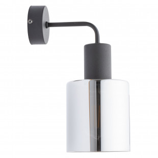 Kinkiet szklany Sierra grafit lustrzany / czarny TK Lighting