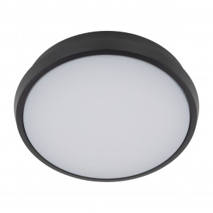 Kinkiet okrągły / plafon zewnętrzny Sferis LED 3000K IP54 24,5cm czarny TK Lighting