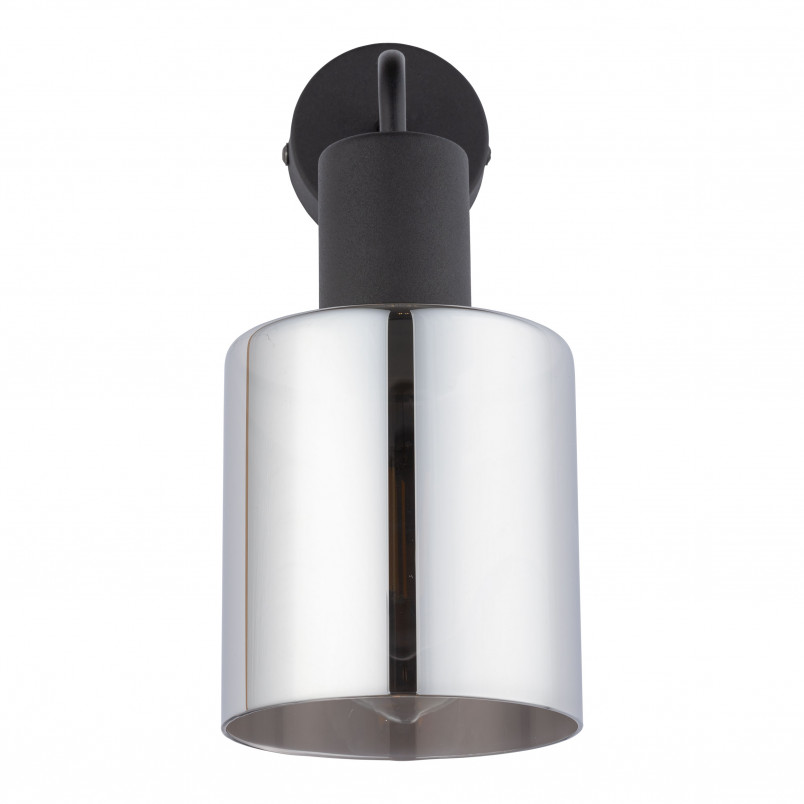 Kinkiet szklany Sierra grafit lustrzany / czarny TK Lighting