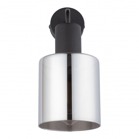 Kinkiet szklany Sierra grafit lustrzany / czarny TK Lighting