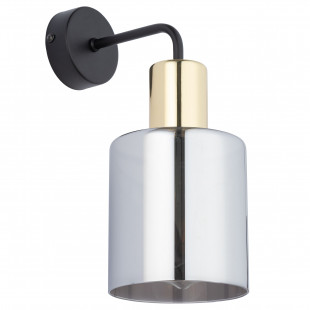 Kinkiet szklany Sierra grafit lustrzany / czarny / złoty TK Lighting