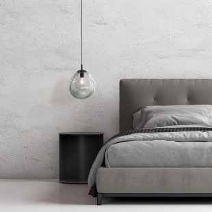 Lampa wisząca szklana nowoczesna Sol 25cm grafitowa TK Lighting