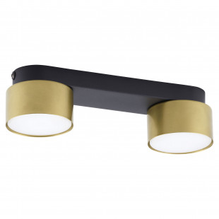 Lampa sufitowa 2 punktowa Space 26cm złoto-czarna TK Lighting