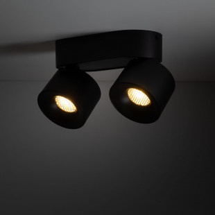 Reflektor podwójny regulowany Spark LED 3000/4000/6000K CCT czarny TK Lighting