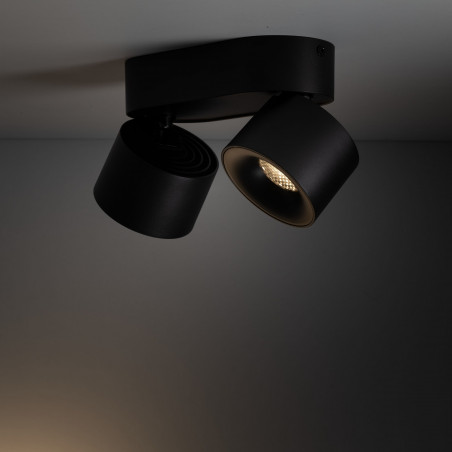 Reflektor podwójny regulowany Spark LED 3000/4000/6000K CCT czarny TK Lighting