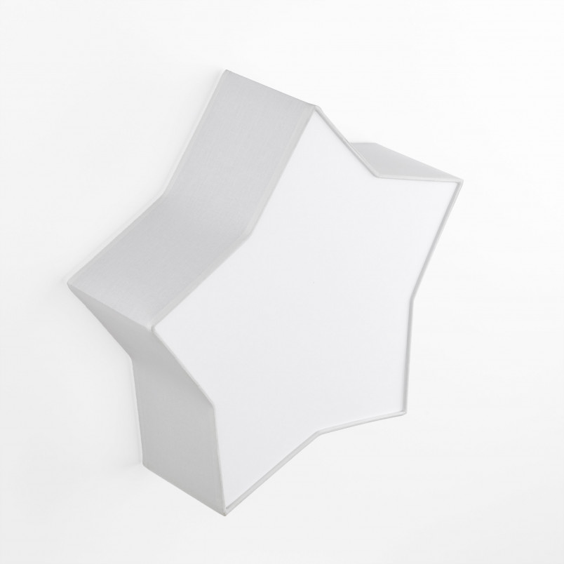 Plafon dziecięcy gwiazda Star 45x43cm szary TK Lighting