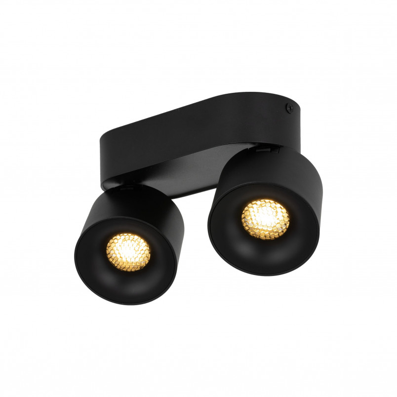 Reflektor podwójny regulowany Spark LED 3000/4000/6000K CCT czarny TK Lighting