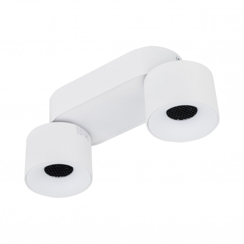 Reflektor podwójny regulowany Spark LED 3000/4000/6000K CCT biały TK Lighting