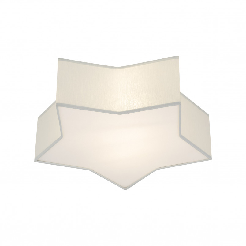 Plafon dziecięcy gwiazda Star 45x43cm szary TK Lighting
