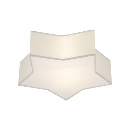 Plafon dziecięcy gwiazda Star 45x43cm szary TK Lighting