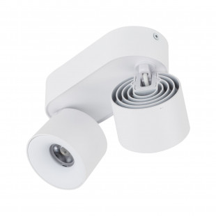 Reflektor podwójny regulowany Spark LED 3000/4000/6000K CCT biały TK Lighting