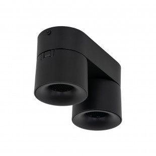 Reflektor podwójny regulowany Spark LED 3000/4000/6000K CCT czarny TK Lighting