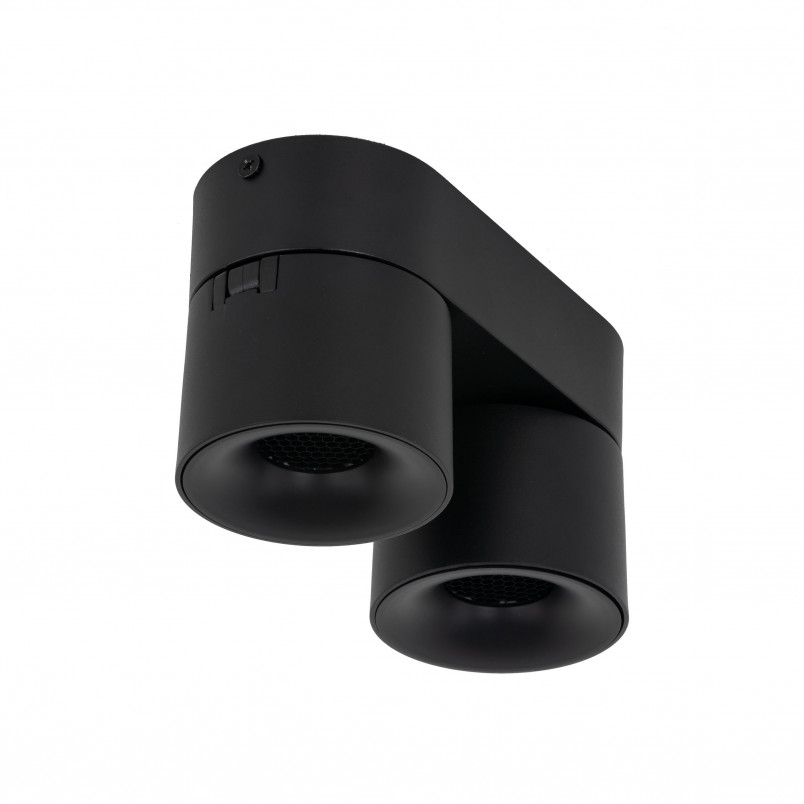 Reflektor podwójny regulowany Spark LED 3000/4000/6000K CCT czarny TK Lighting