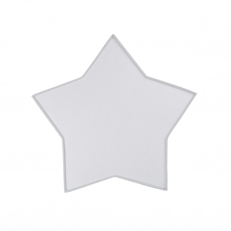 Plafon dziecięcy gwiazda Star 45x43cm szary TK Lighting
