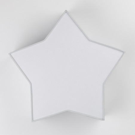 Plafon dziecięcy gwiazda Star 45x43cm szary TK Lighting