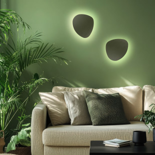 Kinkiet dekoracyjny Stone 39x30cm zielony TK Lighting