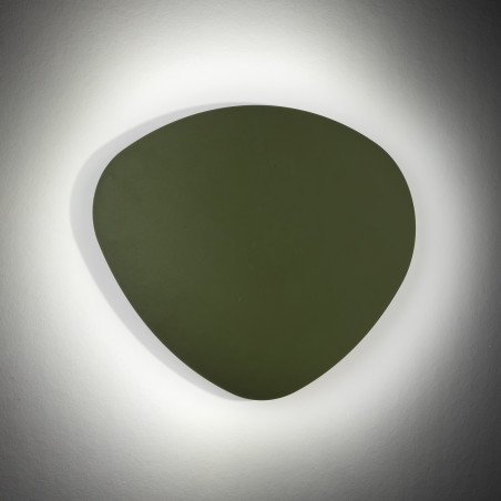 Kinkiet dekoracyjny Stone 49x37cm zielony TK Lighting