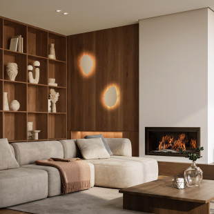Kinkiet dekoracyjny Stone 39x30cm beżowy TK Lighting