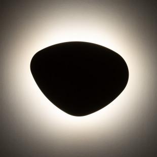Kinkiet dekoracyjny Stone 49x37cm czarny TK Lighting