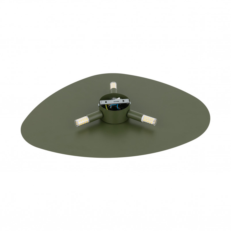 Kinkiet dekoracyjny Stone 49x37cm zielony TK Lighting