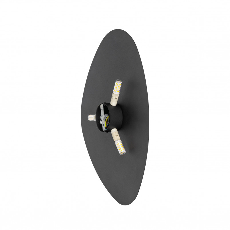 Kinkiet dekoracyjny Stone 49x37cm czarny TK Lighting