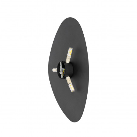 Kinkiet dekoracyjny Stone 49x37cm czarny TK Lighting