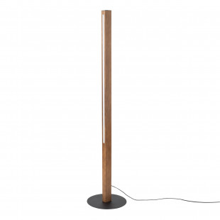 Lampa drewniana podłogowa Teo LED 120cm orzech TK Lighting