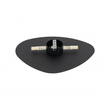 Kinkiet dekoracyjny Stone 39x30cm czarny TK Lighting