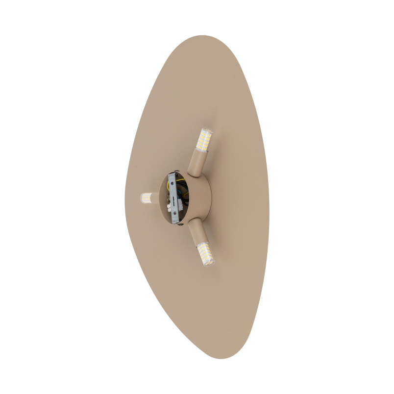 Kinkiet dekoracyjny Stone 49x37cm beżowy TK Lighting