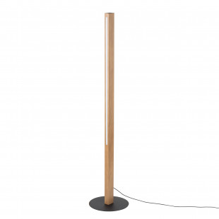 Lampa drewniana podłogowa Teo LED 120cm sosna TK Lighting
