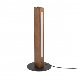 Lampa drewniana stołowa Teo LED 41,5cm orzech TK Lighting