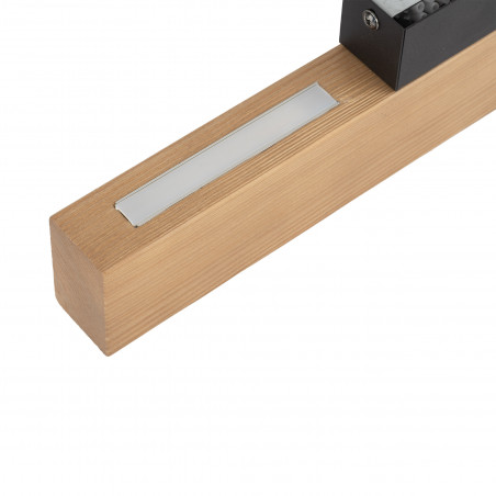 Kinkiet drewniany pionowy Teo LED sosna TK Lighting