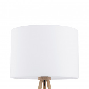 Lampa podłogowa trójnóg z abażurem Tokyo postarzana sosna / biały TK Lighting