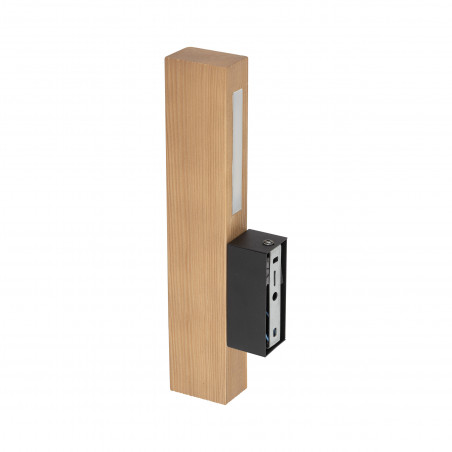 Kinkiet drewniany pionowy Teo LED sosna TK Lighting