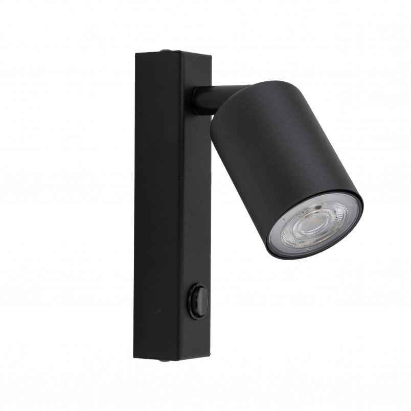 Kinkiet reflektorek z włącznikiem Top czarny TK Lighting