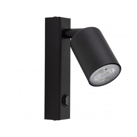 Kinkiet reflektorek z włącznikiem Top czarny TK Lighting