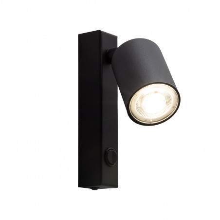 Kinkiet reflektorek z włącznikiem Top czarny TK Lighting